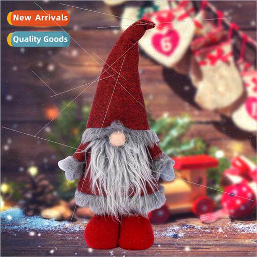 Christmas Faceless Doll Standing Pose Gnome Santa Claus Doll
