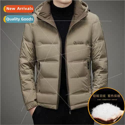 2023 winter thickened removable hooded 90 down down jacket m