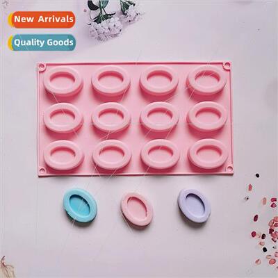 12 oval donuts 49 silicone mold cake ice cream pudding desse
