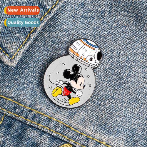 Film  around Star Wars dorky robot students cartoon pin Mick