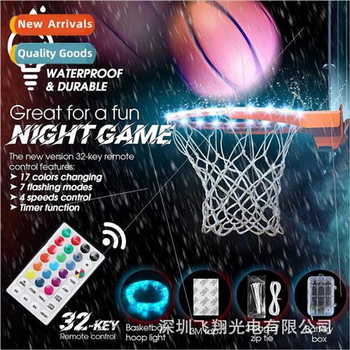 LED Basketball Frame ght String RGB Battery Box 7 Color 16 C