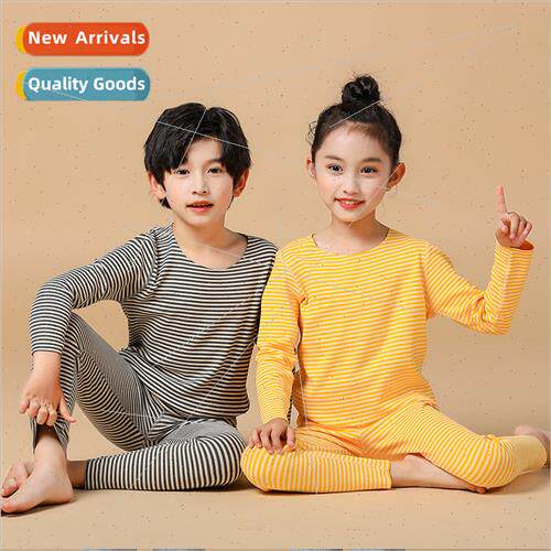Boys girls fall winter thermal underwear set silk teenage st