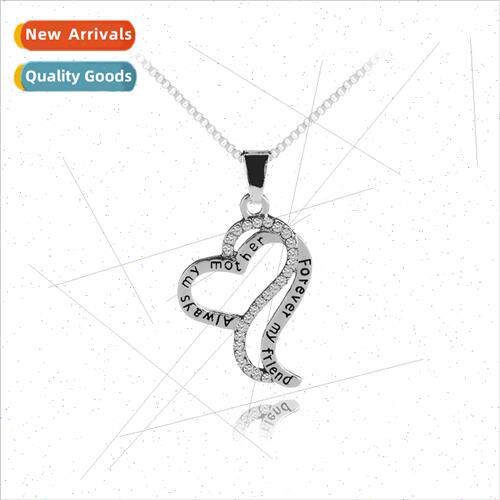 Mother Day necklaceAlways my mother ever my friend diamond p