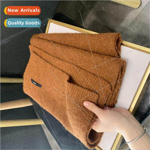 New winter scarf female Korea  solid color monochrome tide D