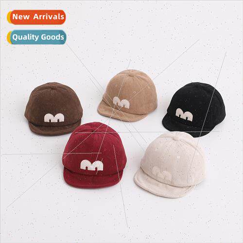Autumn winter new children duck tongue cap fashion letters l