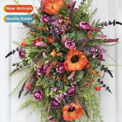 New Rustic Home Decor Wreath mulation Autumn Color al Sunflo