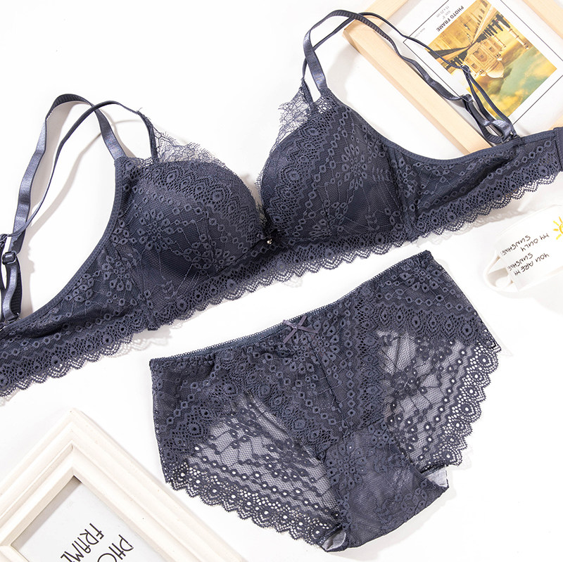 加厚8cm无痕内衣女5.4美背文胸2025新款爆款超厚小胸聚拢睫毛蕾丝