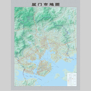 厦门市地图电子版素材文件