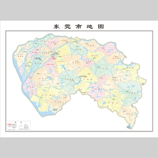 东莞市地图电子版设计素材文件