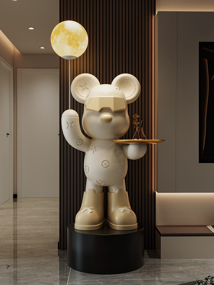 暴力熊客厅地板站立的装饰品旁边的电视柜大存钱罐家装乔迁礼物,家居饰品,落地摆件,淘宝优惠券,粉丝福利购,淘宝优惠卷