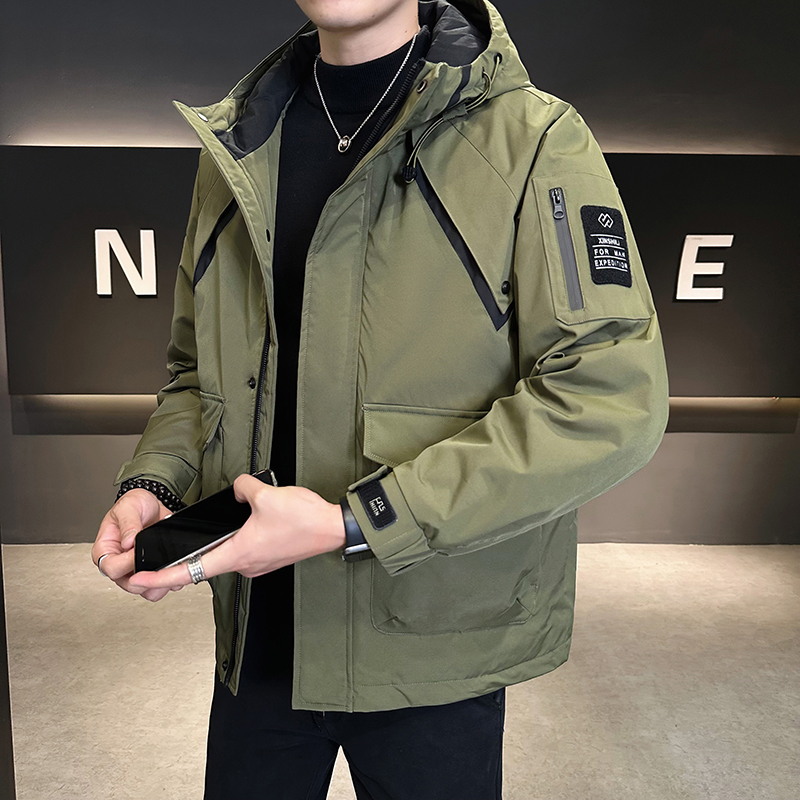 二棉秋冬季秋装夹克男士保暖外套