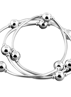 小众纯银弹力送女友时尚风手链