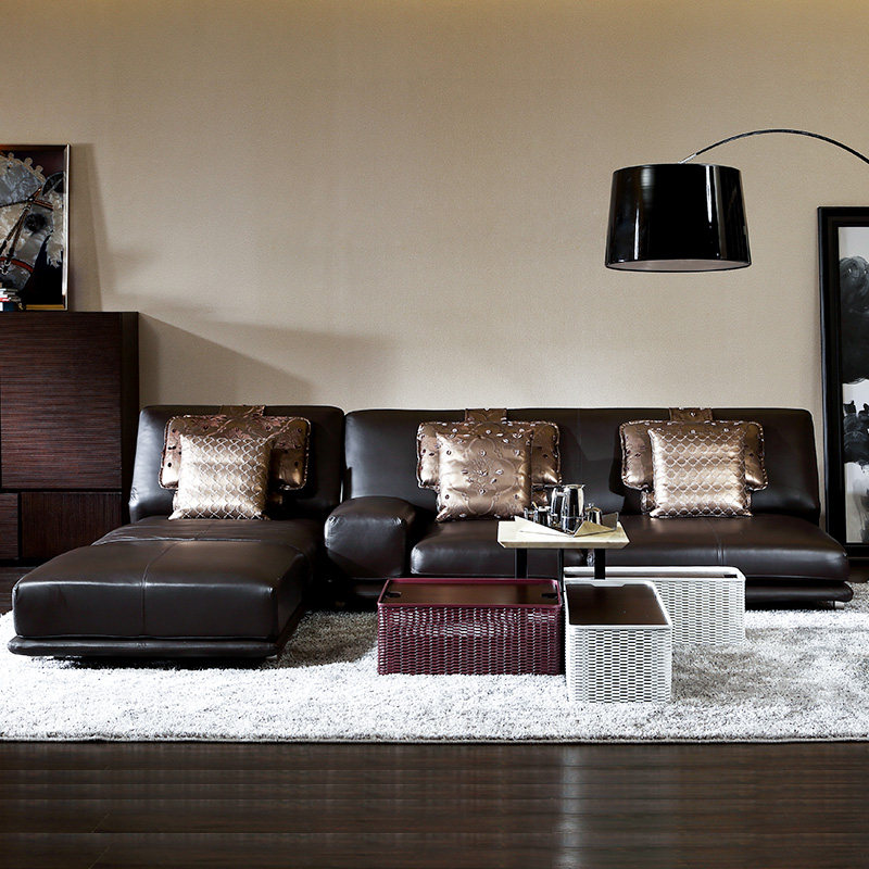 楷模 大普-da33巴塞尔电动真皮沙发头层牛皮t