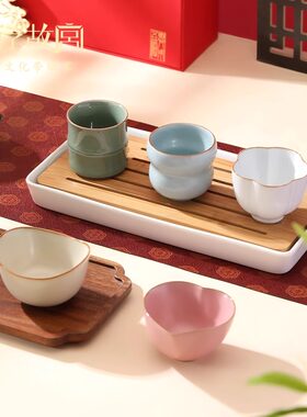 上新了故宫吉祥五象主人杯茶具