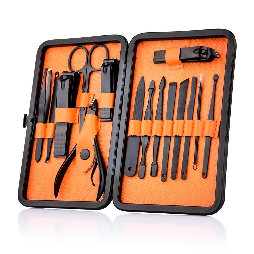 manicure set nail clipper grooming pedicure kit art tools.