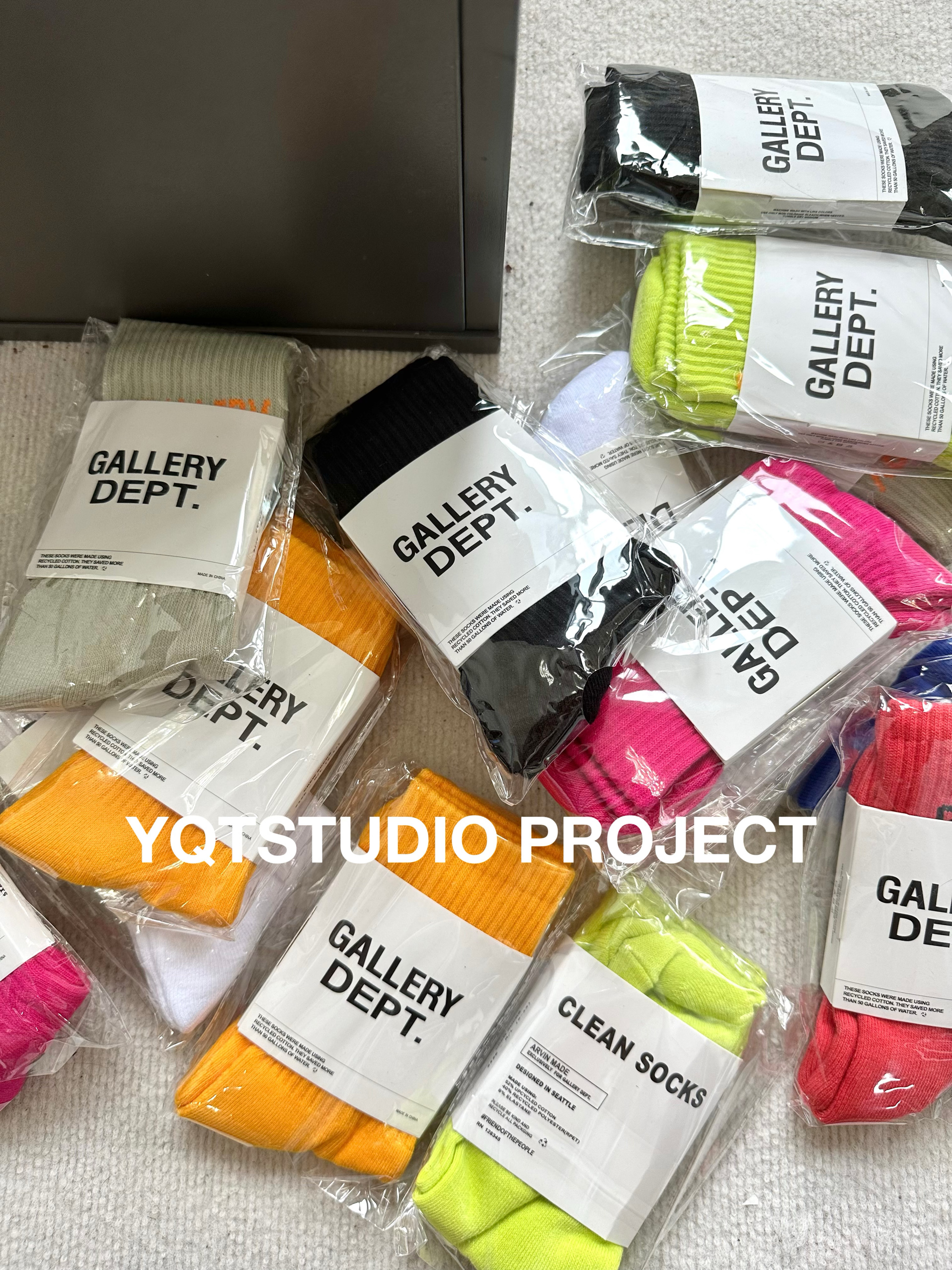 GALLERY DEPT 23AW Socks 美式复古粗线袜子中筒男女情侣款潮