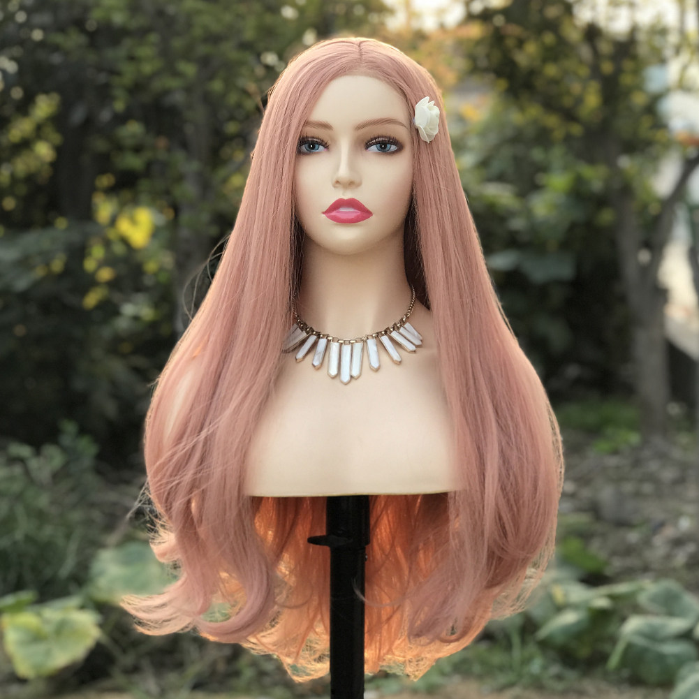 双肩假发女款PVC头模 帽子耳饰展示道具 mannequin head头模