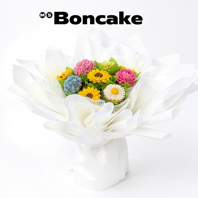 【繁花之梦】把爱变成一束花--花束蛋糕券京沪同城配送MS BONCAKE