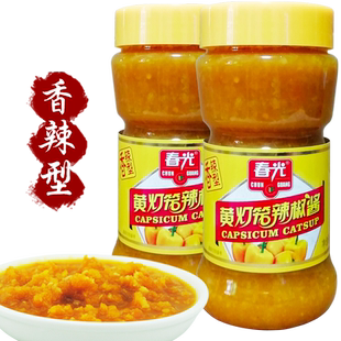 春光黄灯笼辣椒酱400g克X2瓶 香辣型 好吃不上火海南三亚特产辣椒