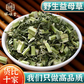 野生益母草新鲜干货500g调理姨妈泡茶泡脚泡水正品 中药材益母草
