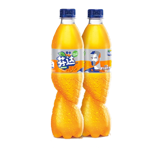 可口可乐 芬达零卡 橙味汽水 500ml/瓶装碳酸饮料 无糖饮料