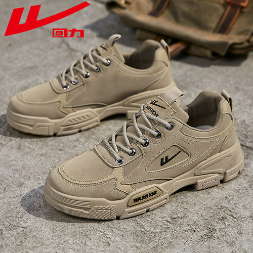 Warrior/回力工装鞋防滑登山鞋