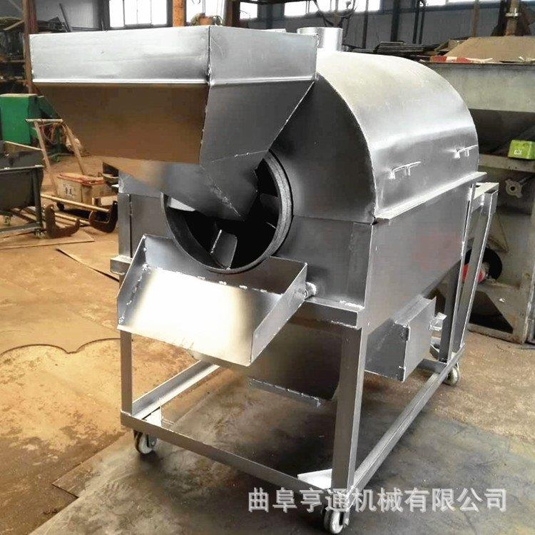 供应花生瓜子炒货机全自动芝麻炒熟机滚筒不锈钢面粉炒货机