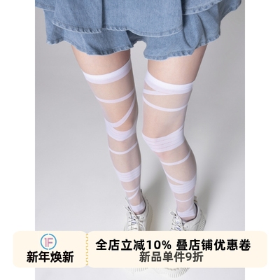 y2k亚文化辣妹丝袜绷带袜