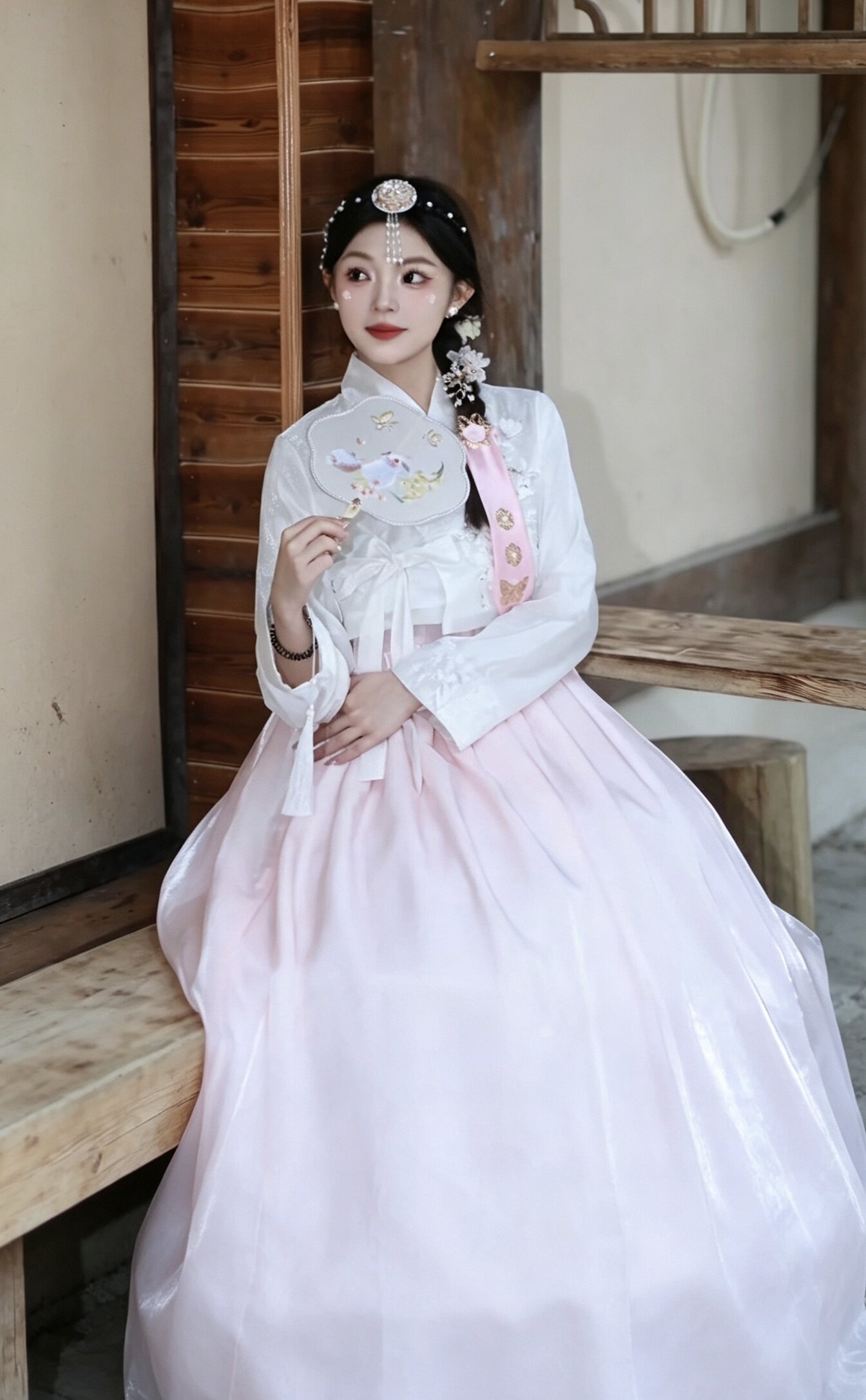 夏望繁星韩服朝鲜族服装女延吉旅拍写真礼服传统民族风演出服