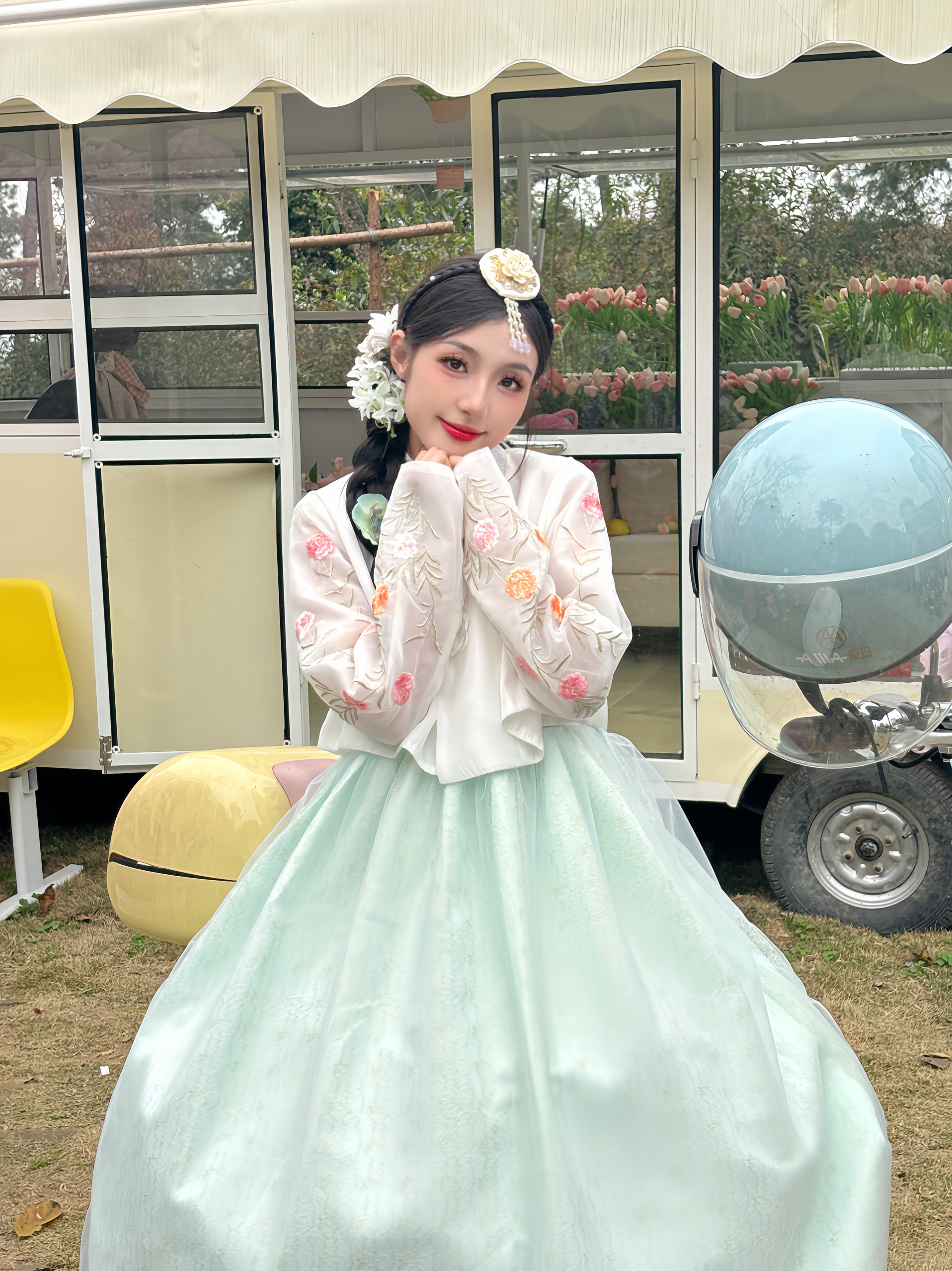朝鲜韩服延吉旅拍新款高端韩国公主小姐古装宫廷民族定制礼服摄影