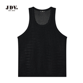 JDV男装 绿色针织背心打底百搭 男士 商场同款 春秋新款