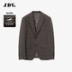 百搭西服外套男士 商场同款 平驳领西装 JDV奥莱旗舰店春秋折扣新品