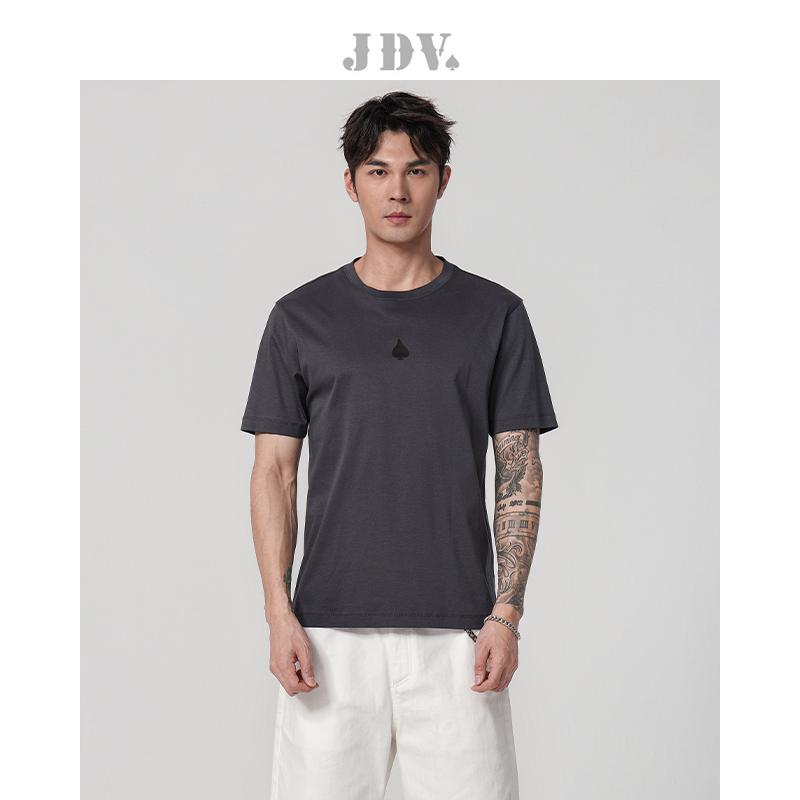 JDV短袖休闲青年简约基础T恤