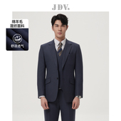 JDV奥莱旗舰店春秋折扣新品 商务百 西服外套男士 男装 绵羊毛西装