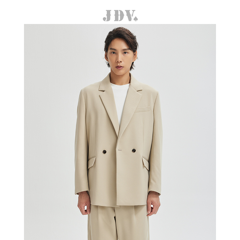 JDV平驳领休闲通勤宽松西装