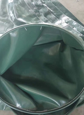 井下通风专用正压风筒布送风专用涂覆布风带黑色涂覆布风管800mm