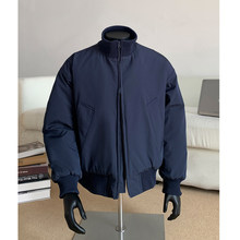 Grinch1928几物男装设计十九秋工作室棒球服飞行夹克棉衣短款外套