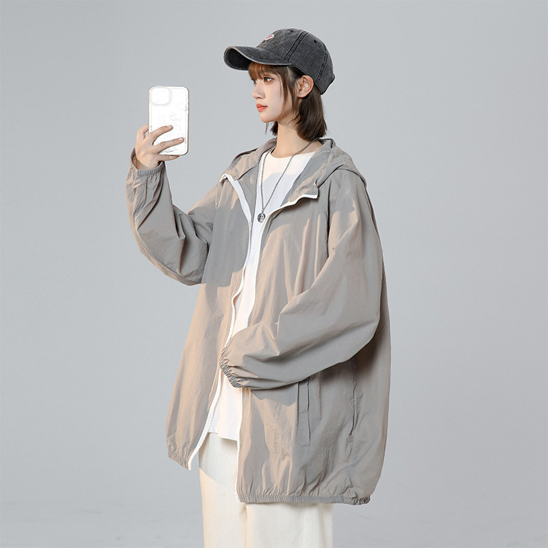"NO LOGO"阿古与阿茶港味潮人馆nans男装速干薄款中性风防晒衣服