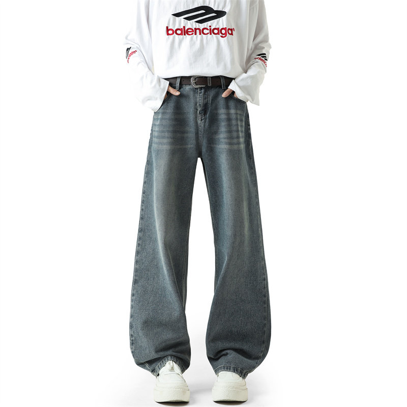 Grinch1928马切达工作室阿茶与阿古0123start水洗复古休闲牛仔裤