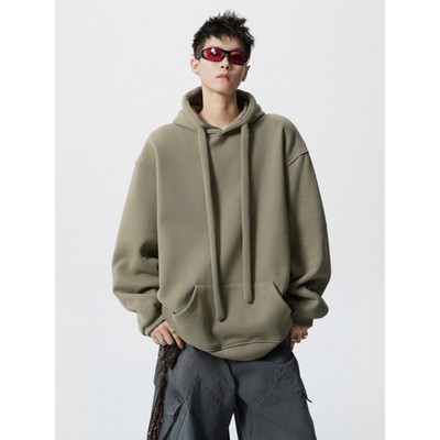 grinch1928吕小虎1807阿茶与阿古nans男装粗帽绳连帽卫衣大码帽衫