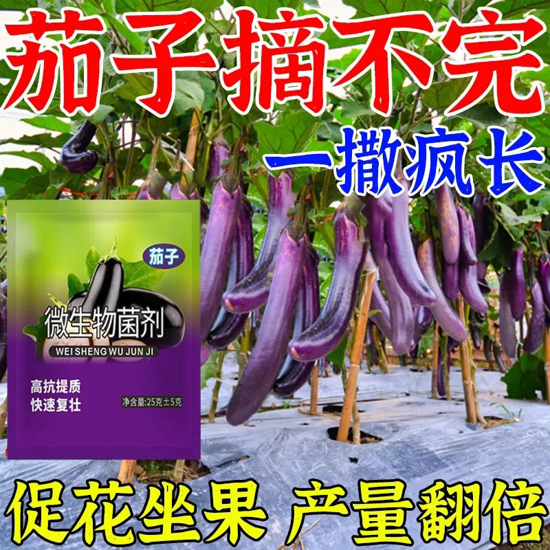 茄子有机缓释肥壮苗丰产不烧根