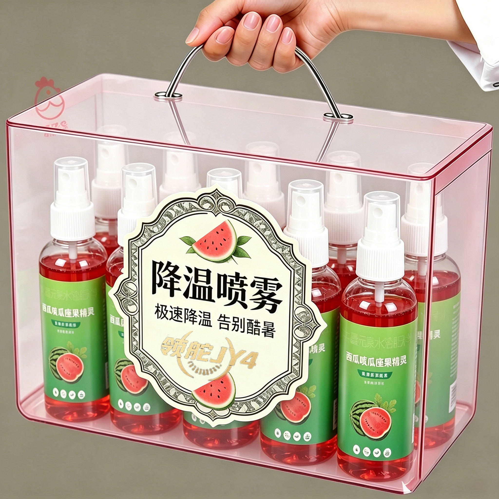 今领蛇西瓜授粉喷花坐瓜防裂
