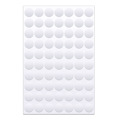 凯思密透明圆点贴易黏易撕不伤墙