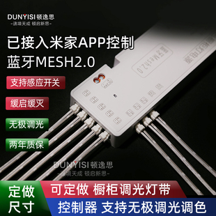 定制展示柜灯带灯槽定制三色智能灯带蓝牙电源适用已接入米家APP