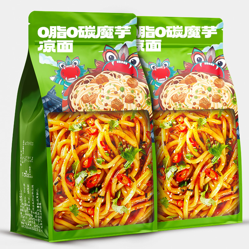 健身搭档0脂0卡魔芋凉面轻食代餐