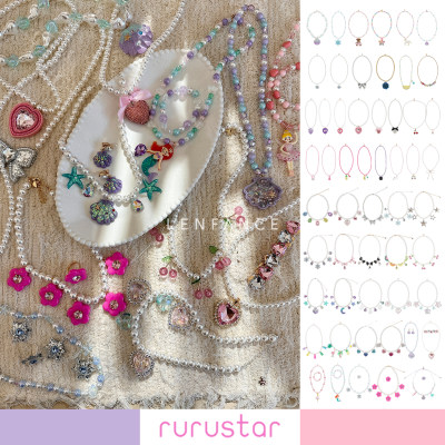 Rurustar蝴蝶结项链手链耳夹戒指
