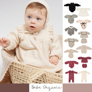 ■LENFANCE 现货 Bebe Organic 23AW 宝宝婴儿天鹅绒奢华包屁套装