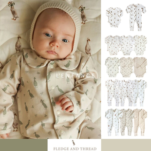 Thread25AW新生儿纯棉包屁连体衣长爬 and ■LENFANCE 现货Fledge