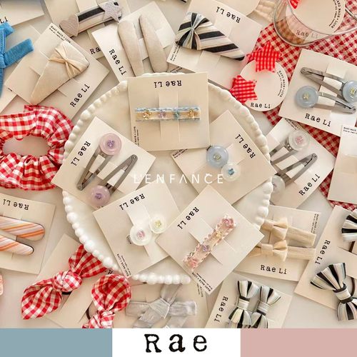 Rae蝴蝶结手工发夹发绳抓夹