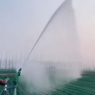 农用灌溉涡轮喷枪农业金属摇臂浇地农用园林喷灌设备雾化喷头